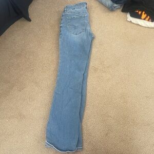 American Eagle Outfitters Light Blue Straight Leg Jeans